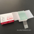 7105 Glass Silanized Microscope Slides Borde de tierra